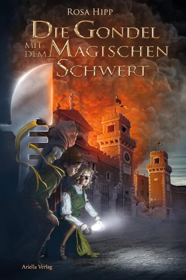 Cover, Die Gondel mit dem magischen Schwert, Rosa Hipp, ISBN 978-3-945530-05-4